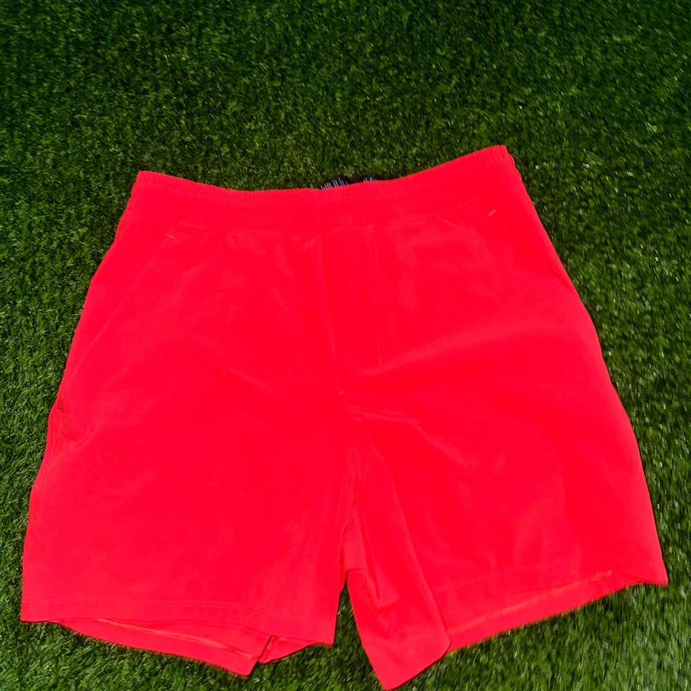 Bright Red Lululemon Shorts